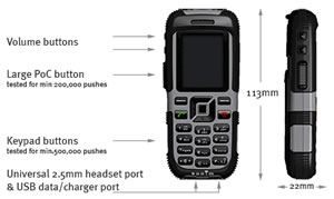 Sonim XP1 / JCB Toughphone: It's A Tough Phone