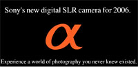 Sony Alpha 100 SLR Camera Specs Leaked