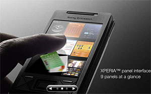 Sony Ericsson Xperia X1 Phone Packs 'Panel Interface'