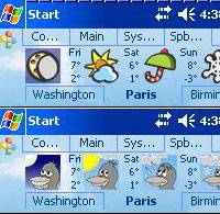 SPB Weather plug in for Pocket PCs