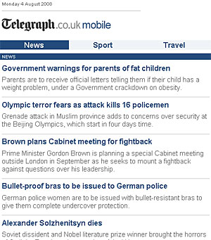 Daily Telegraph Makes Mobile Content Free