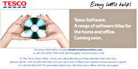 Tesco Launches Range Of Cheapo Own-Brand Software