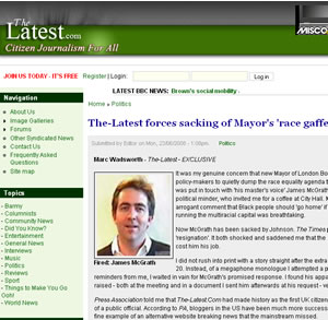 Blog Post Leads To London Major Advisor Resigning