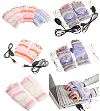 USB Foot Warmers And Gloves