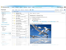 Microsoft Updates Hotmail (Windows Live Hotmail)