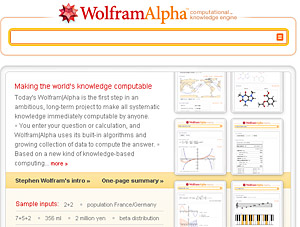 Wolfram Alpha - Revolutionary Search Engine Goes Live