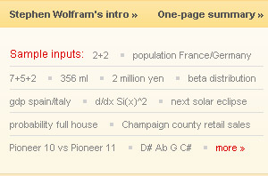 Wolfram Alpha - Revolutionary Search Engine Goes Live