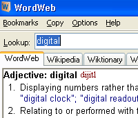 WordWeb 5 Freeware Dictionary and Thesaurus: Review (91%)