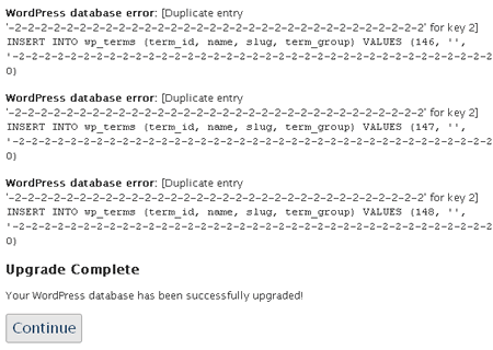 Wordpress 2.6: Upgrades Causes Broken Categories: Fix Here