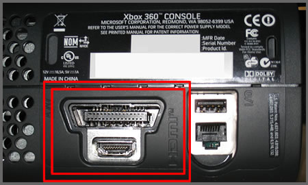 xbox 360 hdmi port