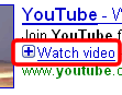 Play YouTube Videos Within Google Search Results